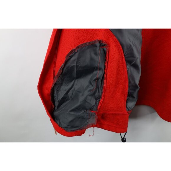 Vintage 90s Y2K Mens 2XL Distressed Brutus Ohio State University Fleece Jacket - Picture 14 of 16